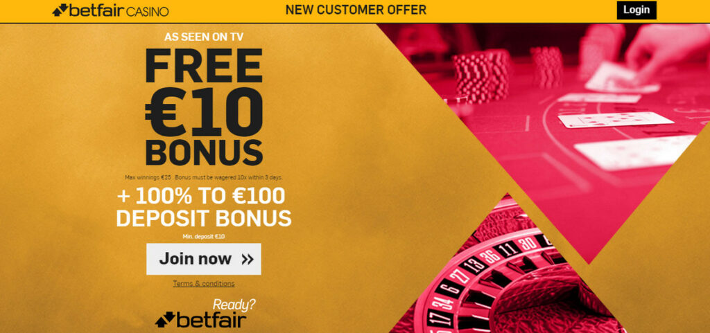 Betfair bonus